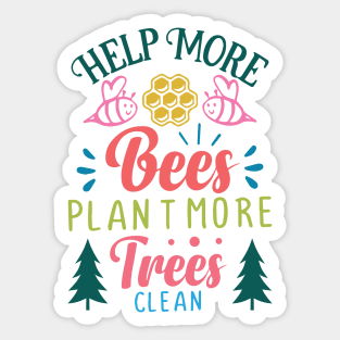 Save The Bees Sticker